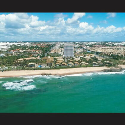 Vista aérea da praia