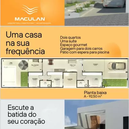 Vende-se casas em construcao